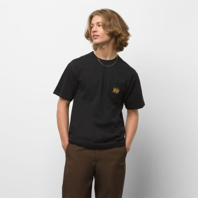 Vans X Dan Lacey Off The Wall Pocket T-Shirt-Black - 2