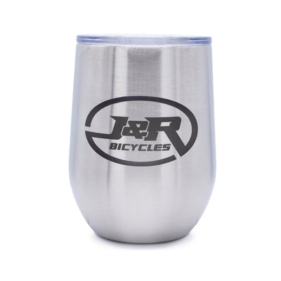 J&R Bicycles Wine Glass-12oz