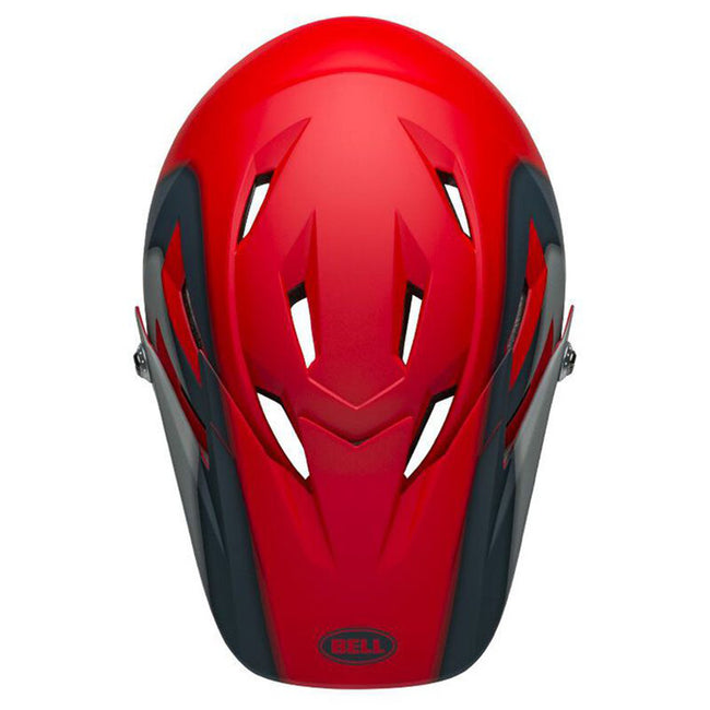 Bell Sanction BMX Race Helmet-Matte Crimson/Slate/Dark Gray - 6