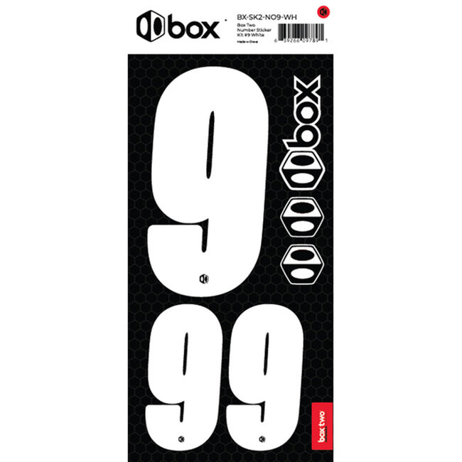 Box Two Number Sticker Set 0-9 - 20