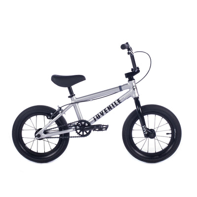 Cult Juvenile 14" BMX Freestyle Bike-Silver