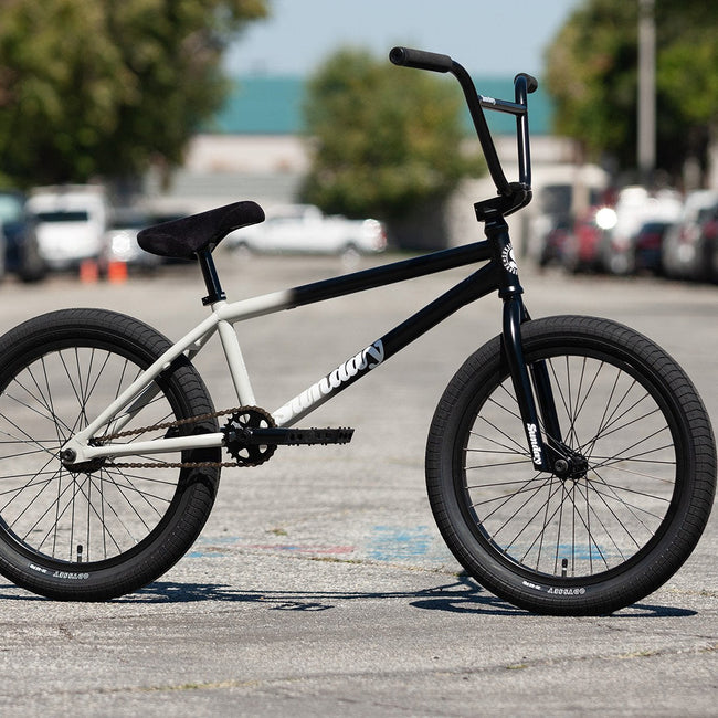 Sunday Forecaster RHD 21&quot;TT BMX Freestyle Bike-Matte Black/Gray Fade - 1