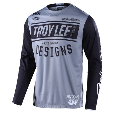 Troy Lee Designs GP Race 81 BMX Race Jersey-Gray