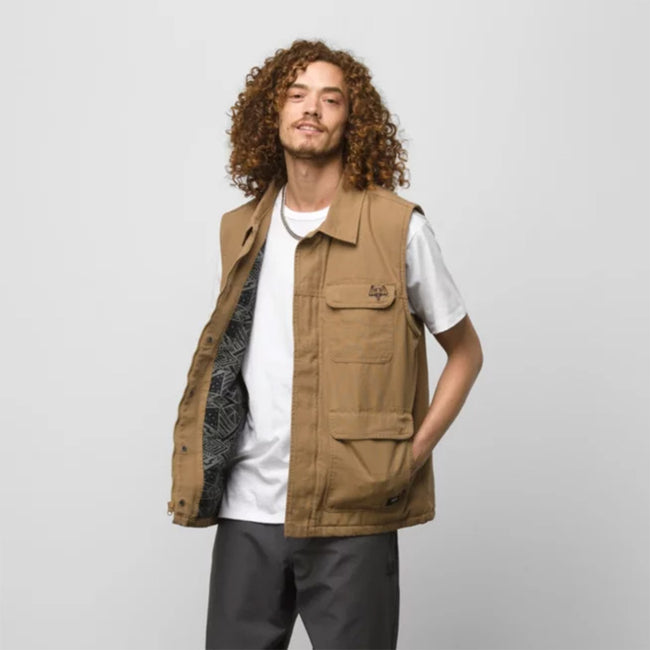 Vans X Courage Adams Drill Chore Vest-Dirt - 3