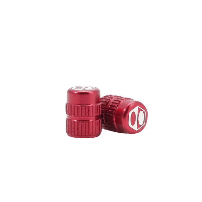 Box One Cube Aluminum Schrader Valve Caps - 3