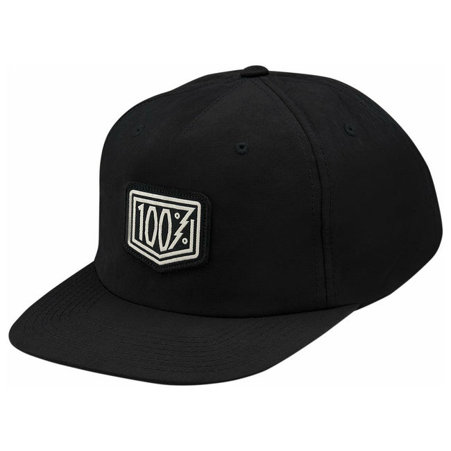 100% Pioneer Snapback Hat-OSFA-Black - 1