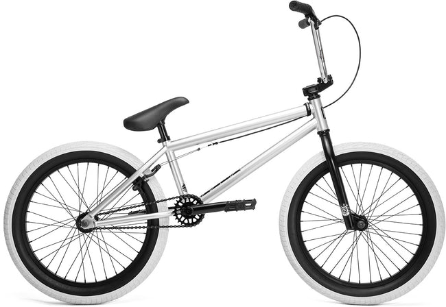 Kink Curb BMX Bike-Matte Silver Fox - 1