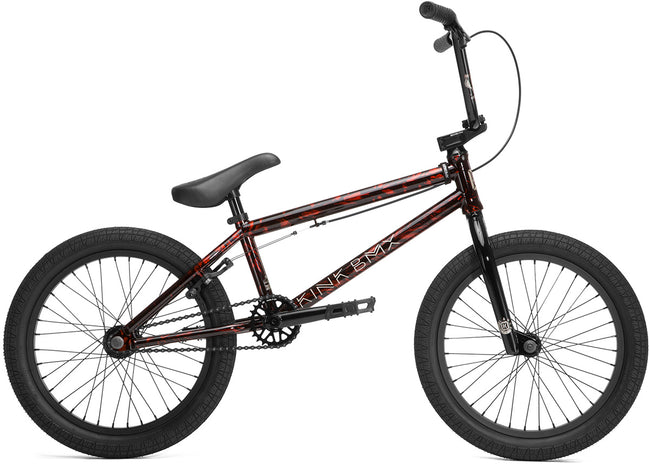 Kink Kicker 18&quot; BMX Bike-Gloss Blood Orange Splash - 1