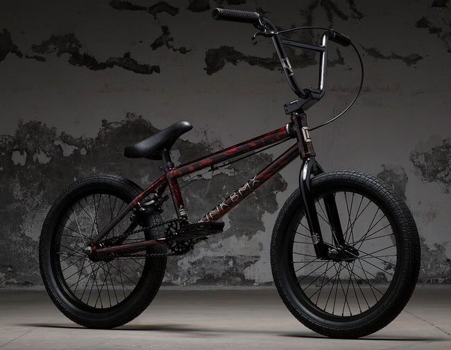 Kink Kicker 18&quot; BMX Bike-Gloss Blood Orange Splash - 2