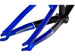 MCS 2013 HT Aluminum BMX Frame-Black/Blue - 3