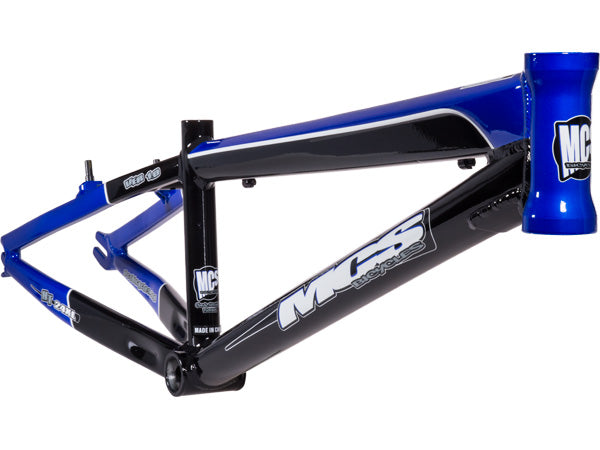 MCS 2013 HT Aluminum BMX Frame-Black/Blue - 1