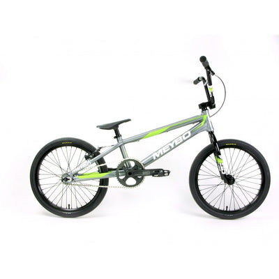 Meybo Clipper Pro XL BMX Race Bike-Grey-White-Lime