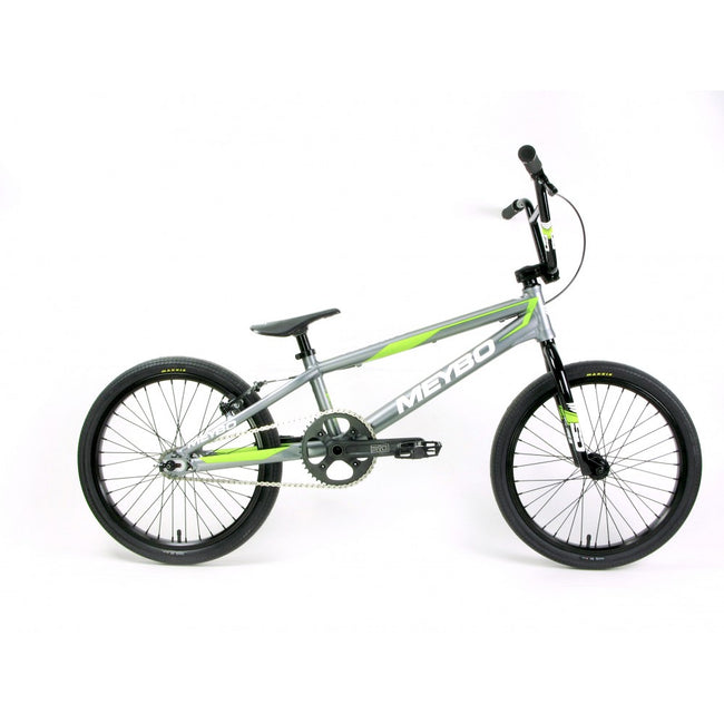 Meybo Clipper Pro BMX Race Bike-Grey/White/Lime - 1