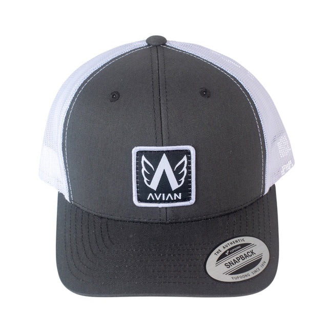 Avian Retro Trucker Hat-Charcoal/White - 1