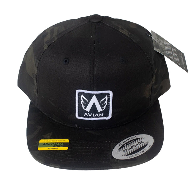 Avian Snapback Hat-Black Camo - 1