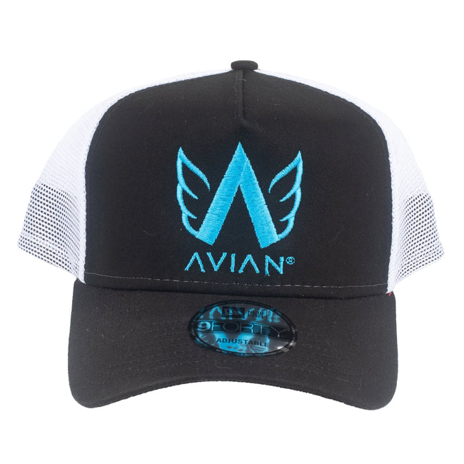 Avian Trucker Hat-Black/White - 1