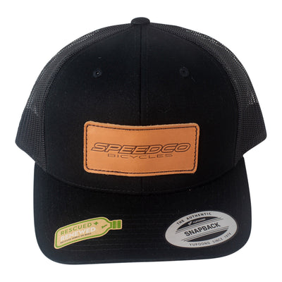 SpeedCo Retro Trucker Hat-Black