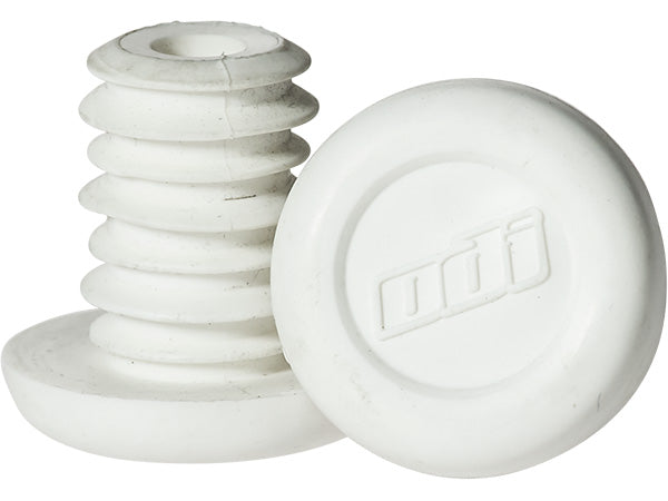 ODI Nylon Bar Ends-White - 1