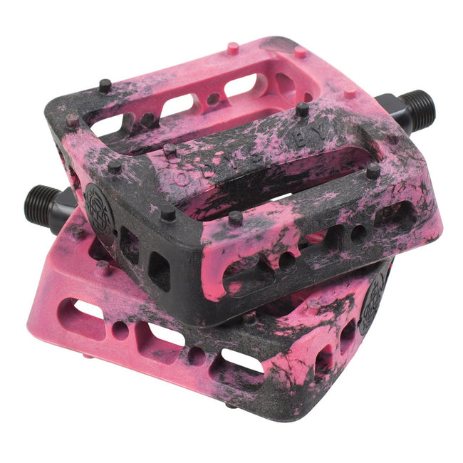 Odyssey Twisted Pro PC Pedals-Ltd Ed Black/Pink Swirl - 4