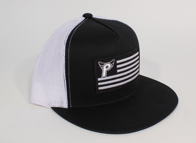 Profile Nation Snapback Hat - Black/White - 1