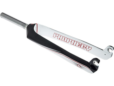 Prophecy 4RK Pro Carbon BMX Race Fork-24"-1 1/8"-10mm-Black/White