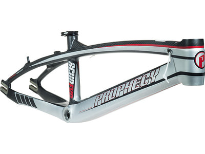 Prophecy Scud Evo Carbon BMX Race Frame-Silver