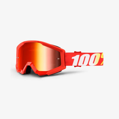 100% Strata Furnace Youth Goggles-Mirror Red Lens