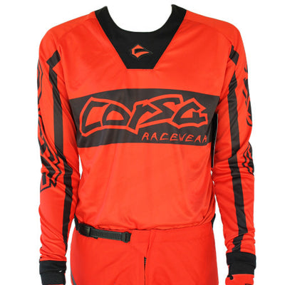 Corsa Unleashed BMX Race Jersey-Red/Black