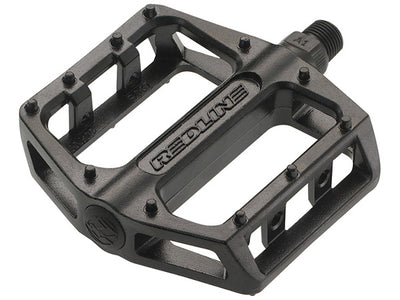 Redline Alloy Platform Pedals-9/16 Spindle-Black