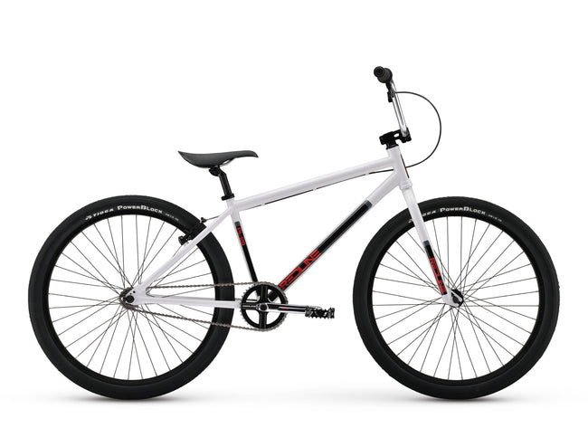 Redline PL-26 26&quot; BMX Freestyle Bike-Gloss White - 1