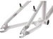 S&amp;M .38 Special Chromoly BMX Race Frame-White - 3