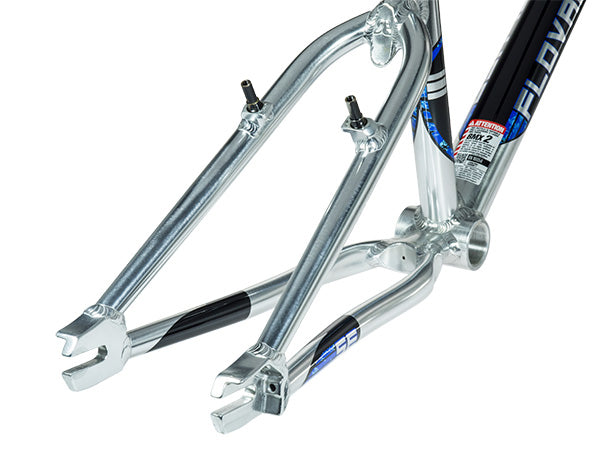 SE 2016 Floval Flyer BMX Cruiser Race Frame-High Polish Silver - 3