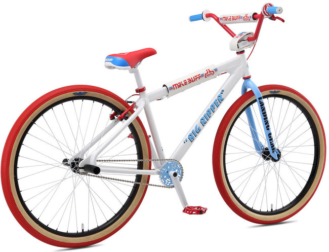 SE Racing Mike Big Ripper 29&quot; BMX Bike-White/Red/Blue - 2