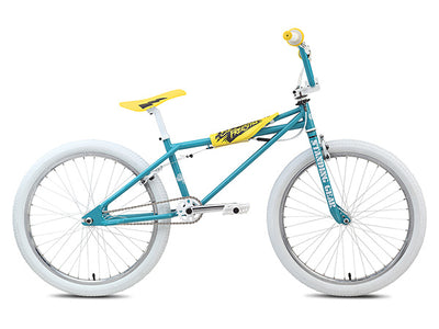 SE Bikes Quadangle Freestyle BMX Bike-24"-Aqua