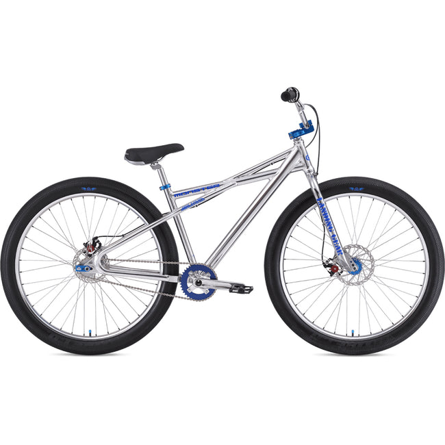 SE Monster Quad 29&quot; BMX Bike-High Polish Silver - 1