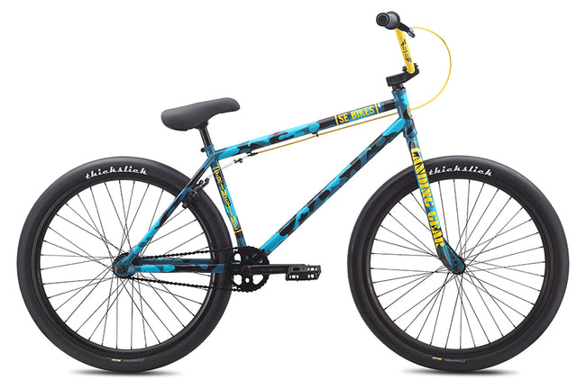 SE Bikes Prime Time BMX Bike-26&quot;-Ocean Camo Blue - 1