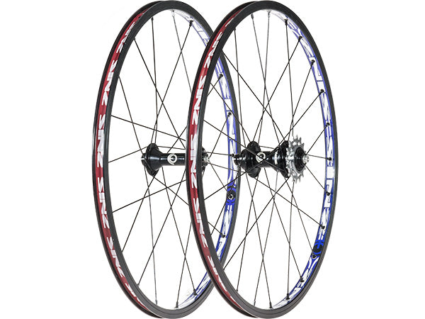 Sinz Cassette Mini Cruiser BMX Race Wheelset-24x1 1/8&quot; - 1