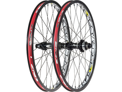 Sinz Elite iHub 10mm Pro Cruiser BMX Race Wheelset-32H-24x1.75"