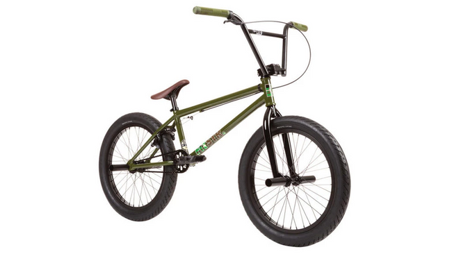 Fit STR XL 20.75&quot;TT BMX Bike-Gloss Army Green - 6