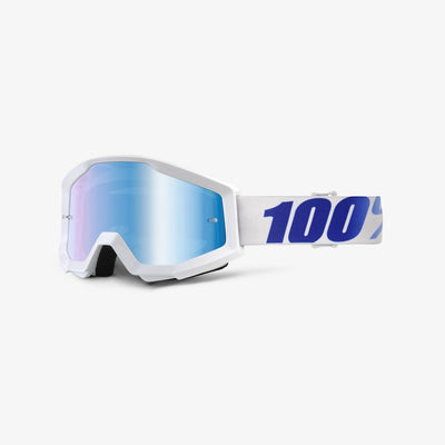 100% Strata Equinox Goggles-Mirror Blue Lens