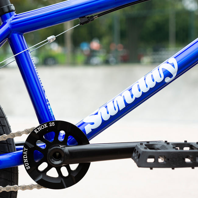 Sunday Soundwave Special RHD 21&quot;TT BMX Bike-Candy Blue Gary Young Signature - 8