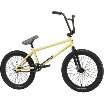 Sunday Street Sweeper RHD 20.75"TT BMX Bike-Matte Notepad Yellow Jake Seeley Signature