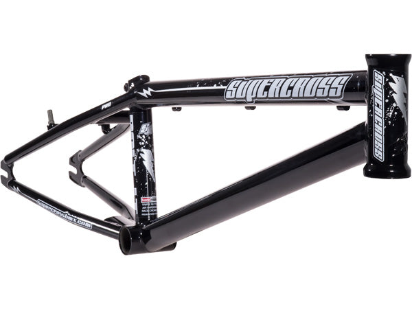 Supercross 2012 Bolt LT Chromoly BMX Race Frame-Gloss Black-Pro - 1