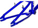 Supercross 2012 Bolt LT Chromoly BMX Race Frame-Navy-Pro - 3