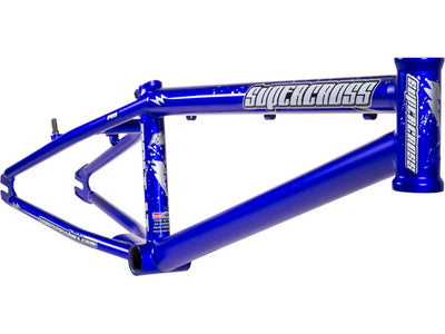 Supercross 2012 Bolt LT Chromoly BMX Race Frame-Navy-Pro