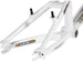 Supercross Envy V2 Aluminum BMX Race Frame-Pearl White - 3