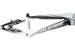 Supercross Envy BLK Carbon Fiber Race Frame-Carbon/White/Silver - 1