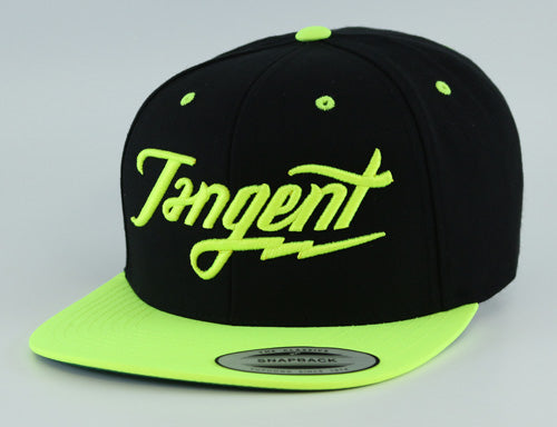 Tangent Bolt Snapback Hat-OSFA-Black/Yellow - 1