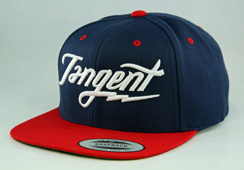 Tangent Bolt Snapback Hat-OSFA-Navy/Red/White - 1