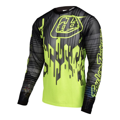 Troy Lee Sprint Air BMX Race Jersey-Code Flo Yellow